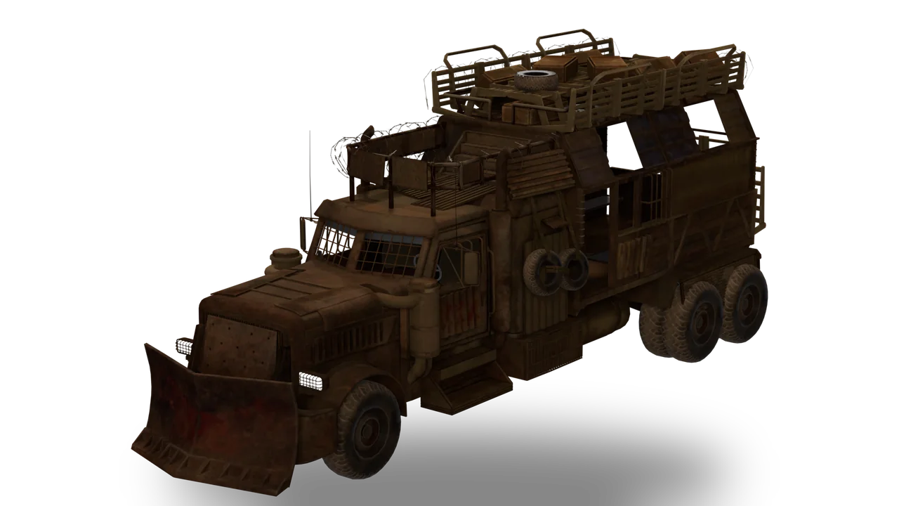 HVY Scrap Rig, Truck / 4x4 · Rusted cargo truck