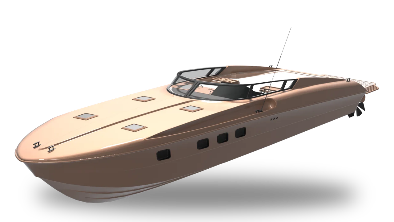 Shitzu Longfin, Boat · Sport fisher
