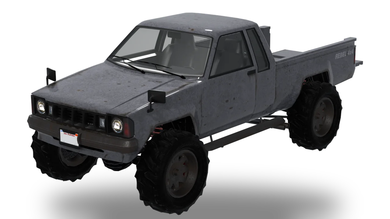 Rebel, Car / Pickup · Rust pickup