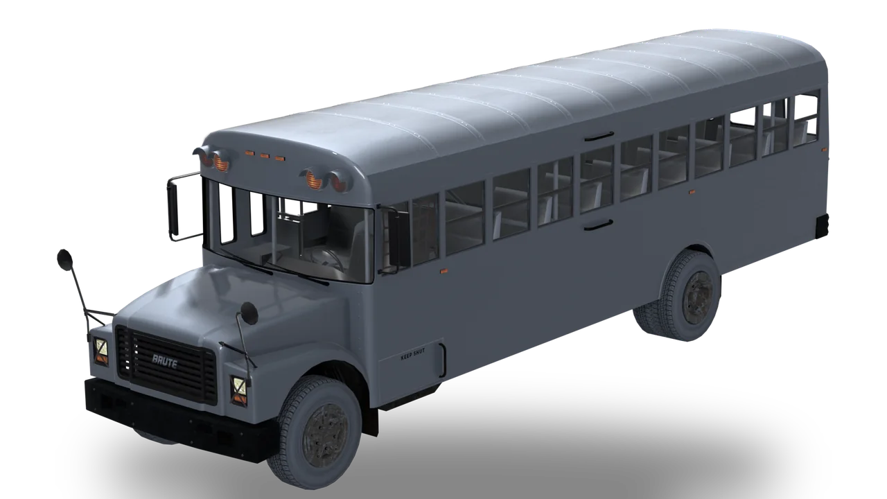 Brute Ironclad Bus, Armored Chassis · Armored school bus