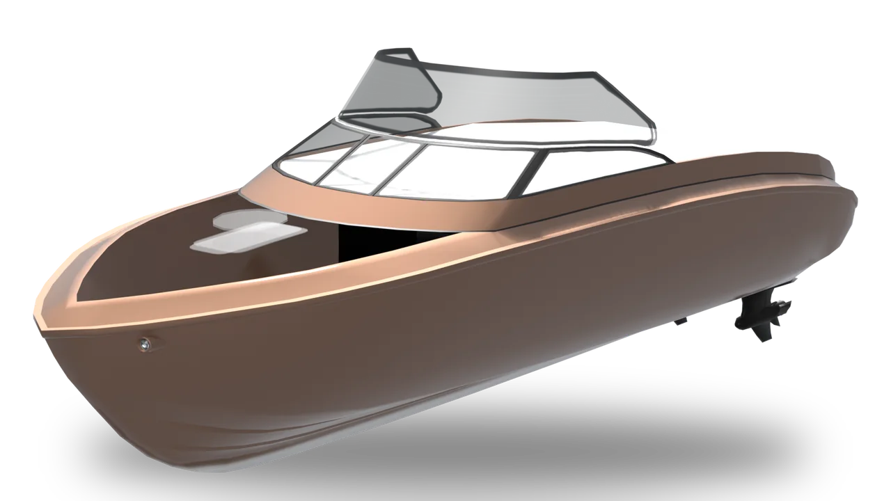 Shitzu Tropic, Boat · Center console, twin outboards