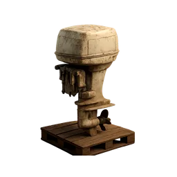 Rebuilt V6 Outboard