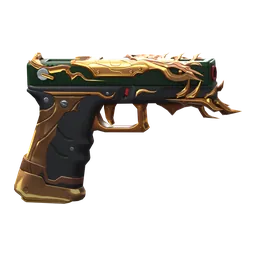 Thorned Gold Pistol